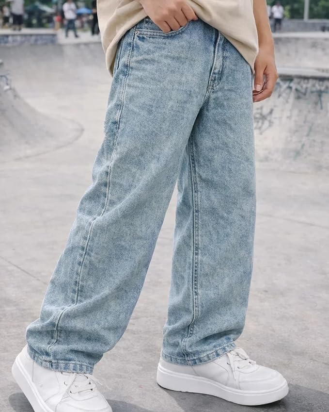 Ice Blue Loose Fit