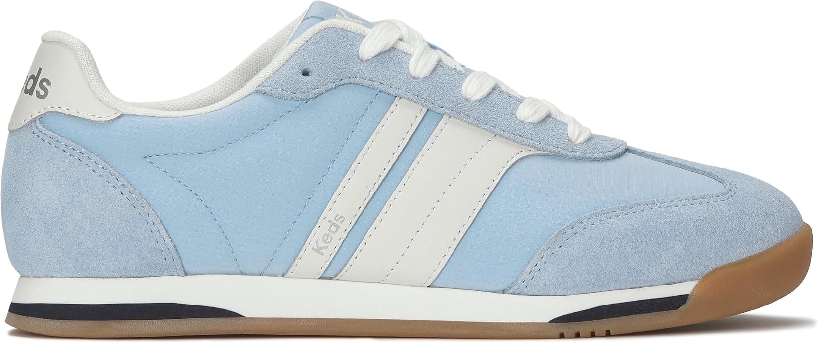 Light Blue Nylon/Suede/Leather