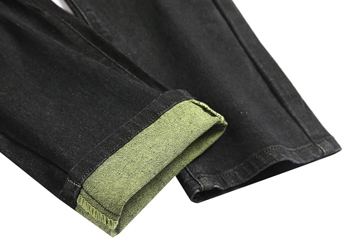 C#black Yellow Jeans