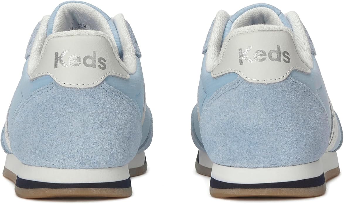 Light Blue Nylon/Suede/Leather