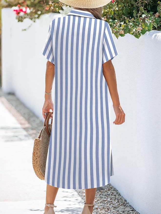 Blue+white Stripe
