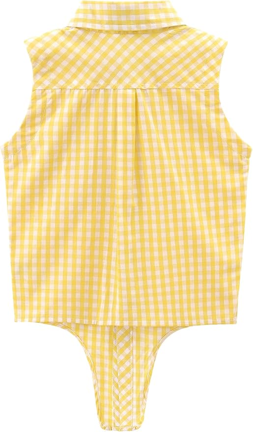 Snap Yellow Check Gingham