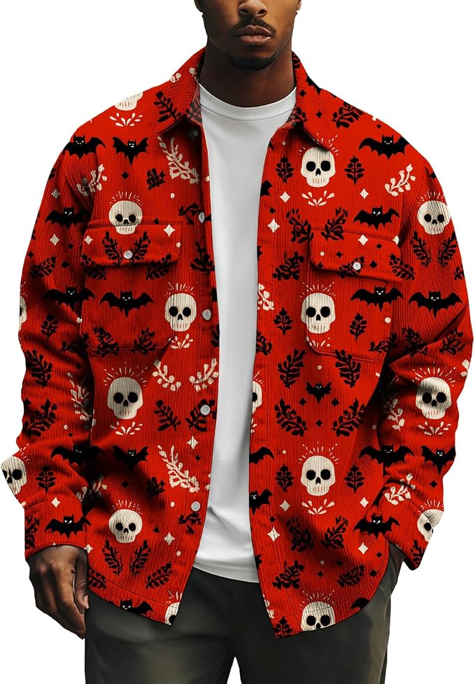 Skull Bat Red