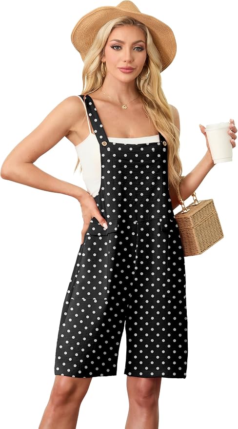 White Black Polka Dots