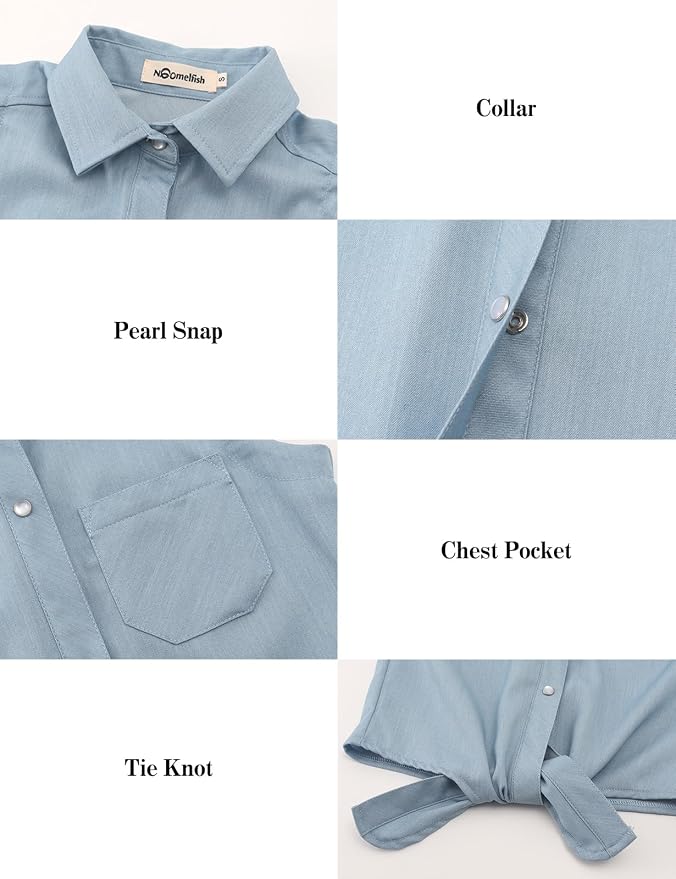 Snap Denim Light Blue