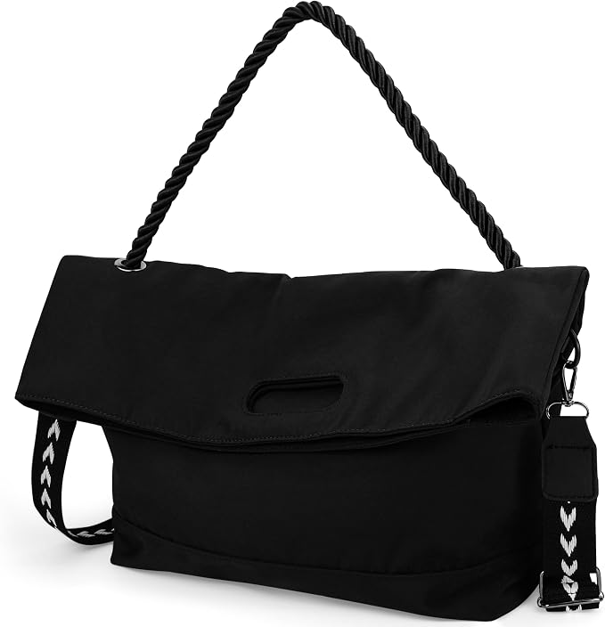 #S Black Crossbody Bag for Women
