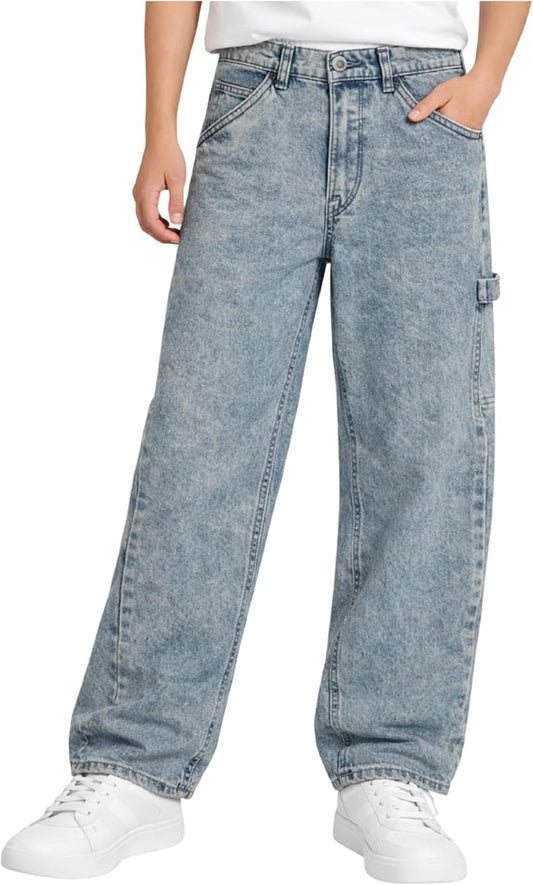 Ice Blue Loose Fit