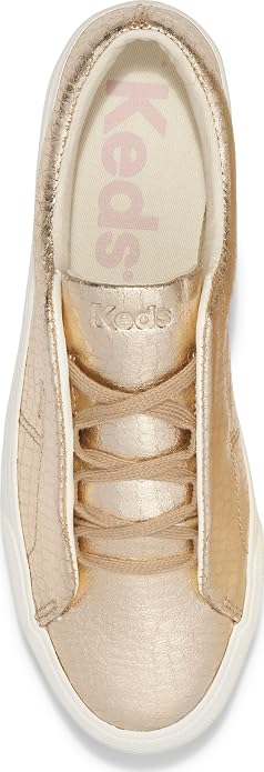 Champagne Embossed Leather