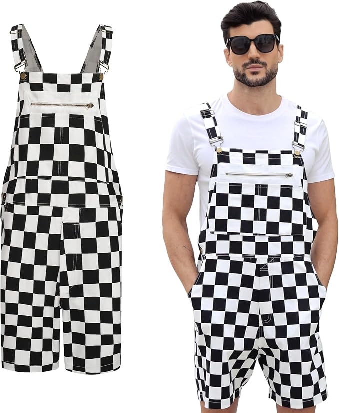 Black Overall-short