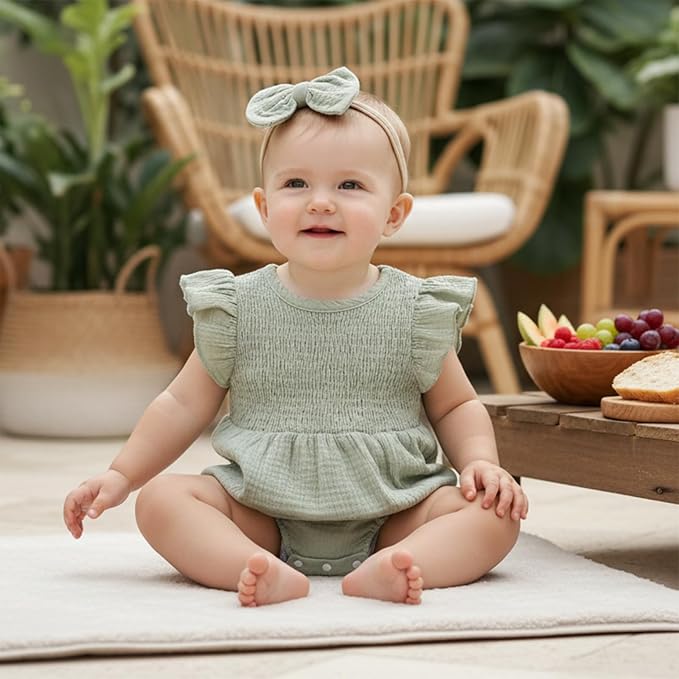 Smocked Green