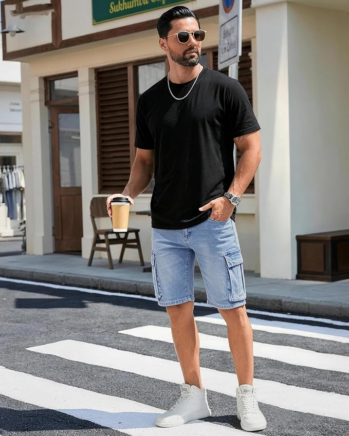 Blue Flap Back Pocket