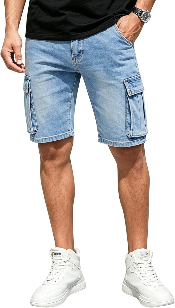 Blue Flap Back Pocket