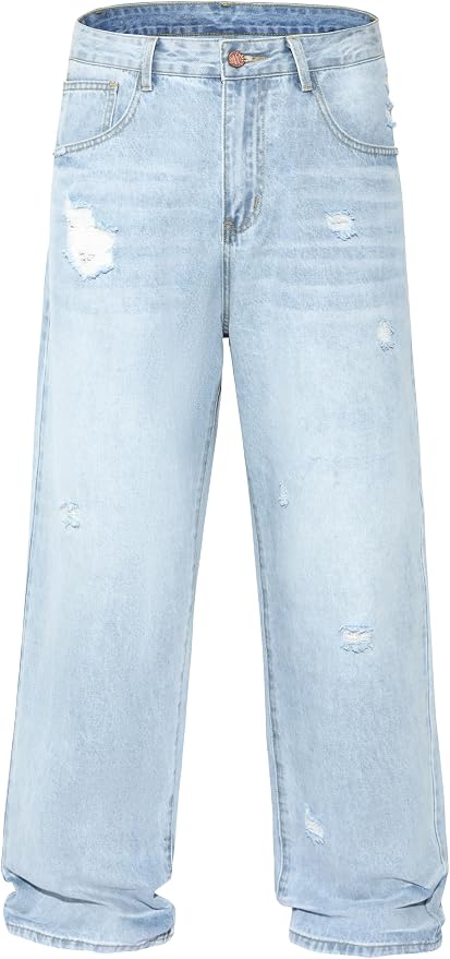 Light Blue Ripped