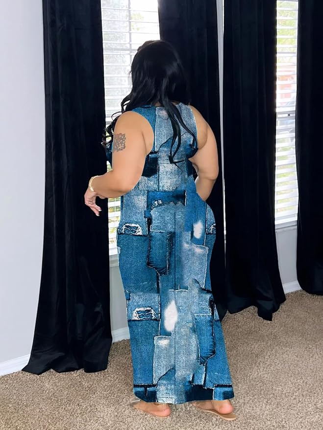 14-denim Print