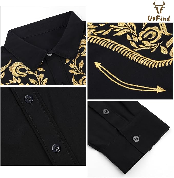 Black-yellow Embroidery