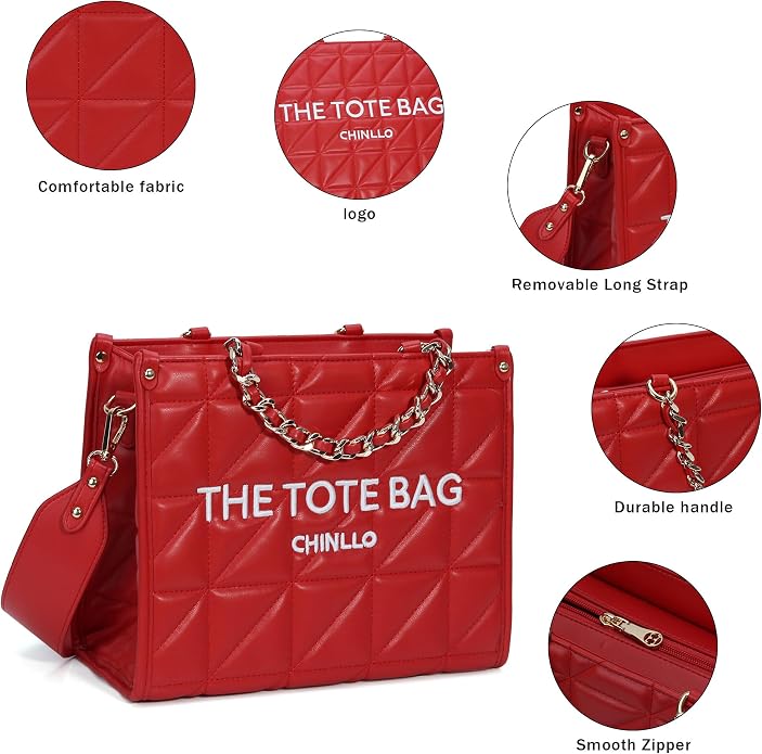 Red-quilted