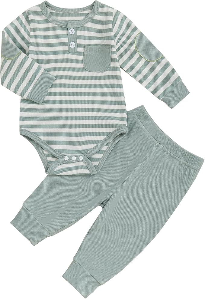 Striped Light Green