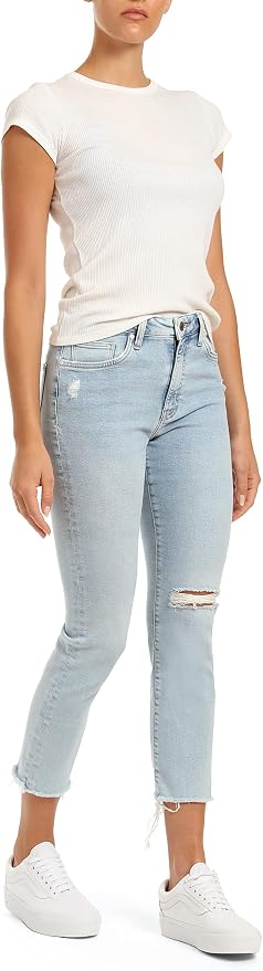 Light Ripped Recycled Blue
