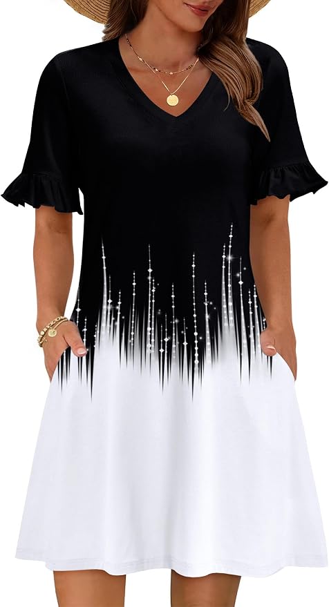 Black White Printed