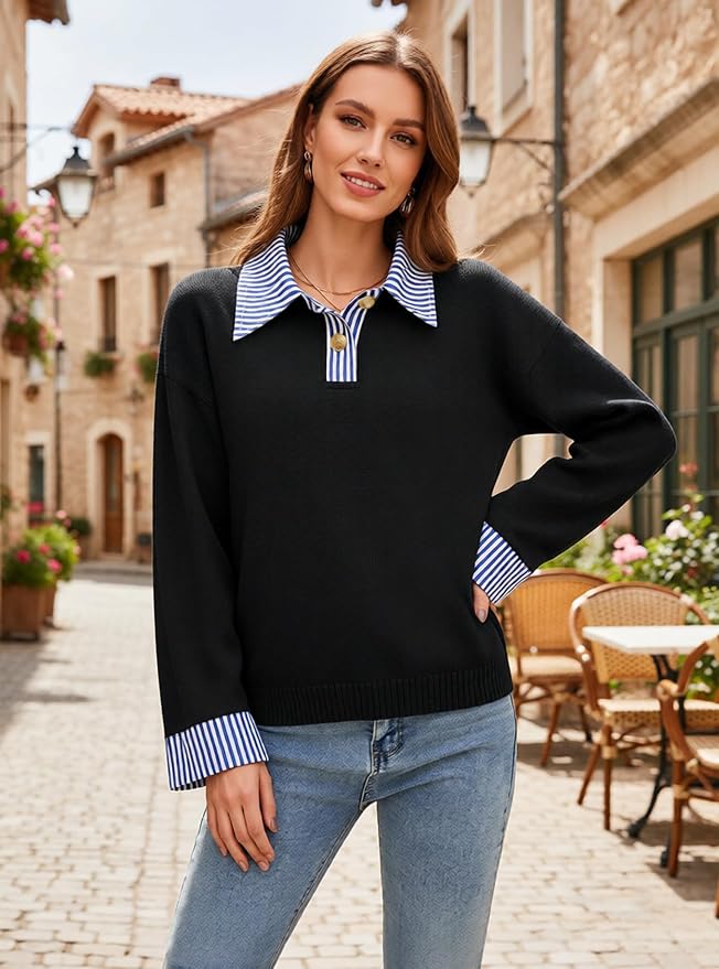 Striped Pure Blue