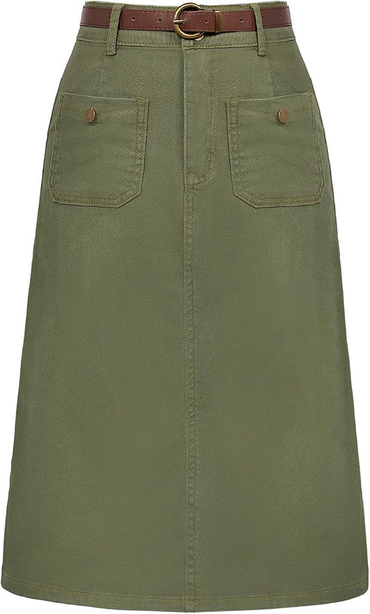 Army Green Denim