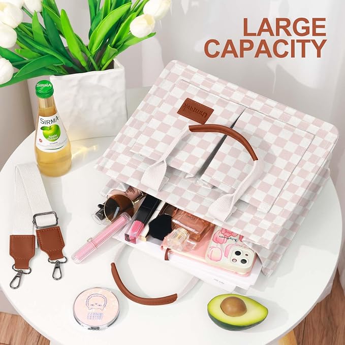 Soft Apricot Grid