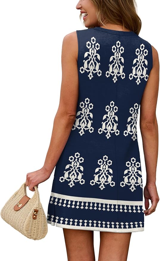 Floral Navy Blue
