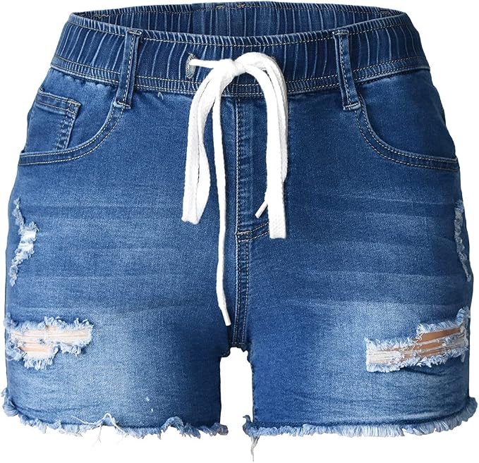 Blue With Drawstring