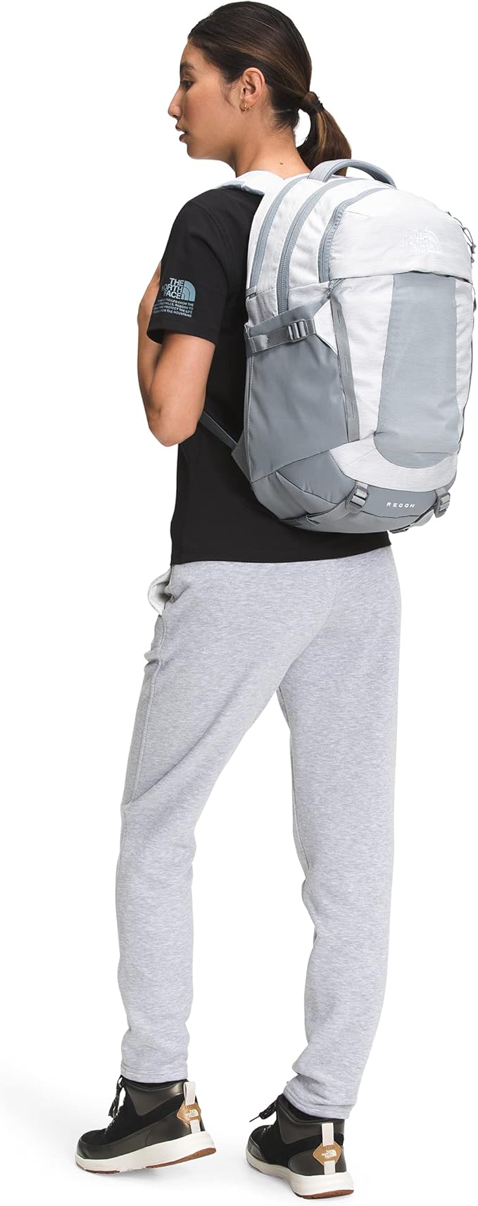 Tnf White Metallic Mélange/Mid Grey