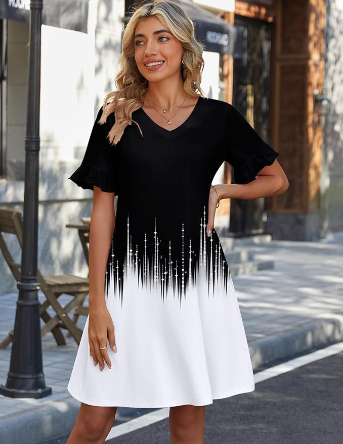 Black White Printed