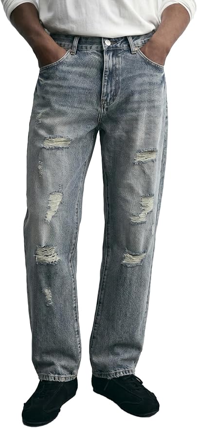 Vintage Blue Ripped