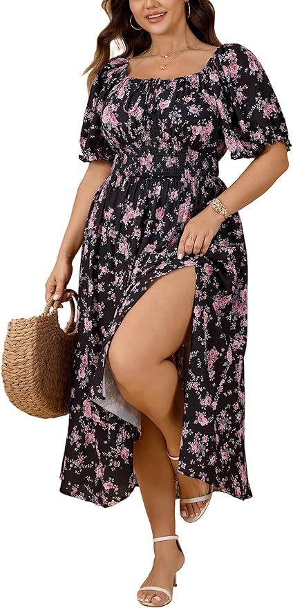 Black Pink Floral