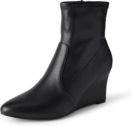 Black Faux Leather