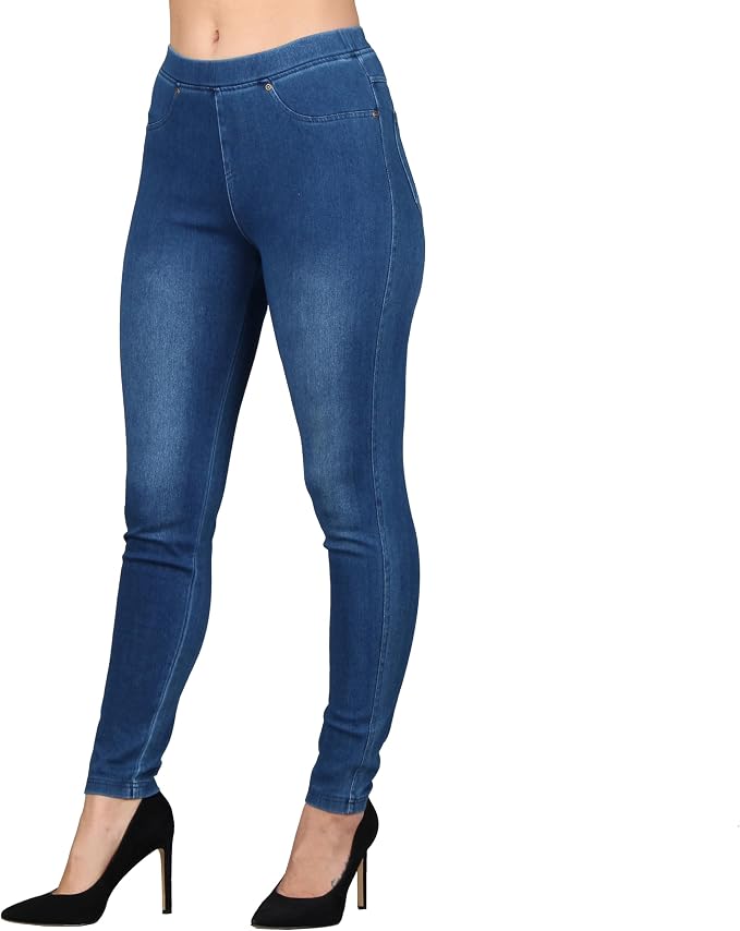 Mid Blue With Blue Stitching