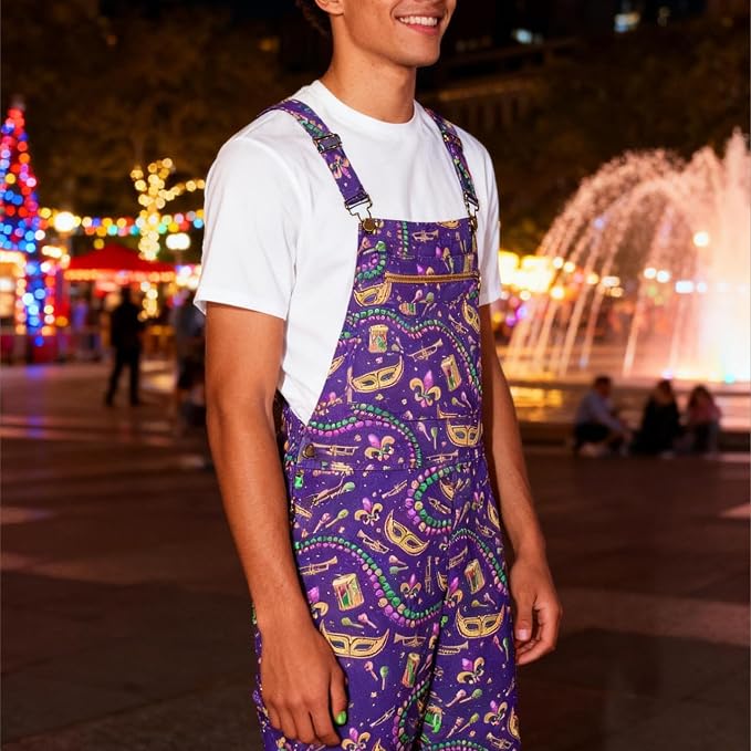 Purple Overalls