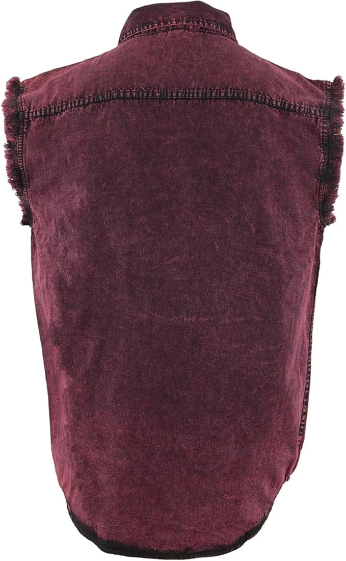 Stone Wash Burgundy