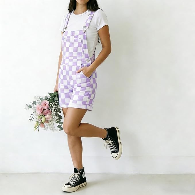 Purple Checkered