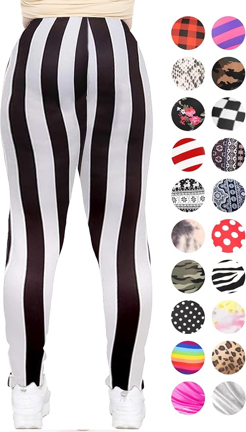 Vertical Black and White Stripes