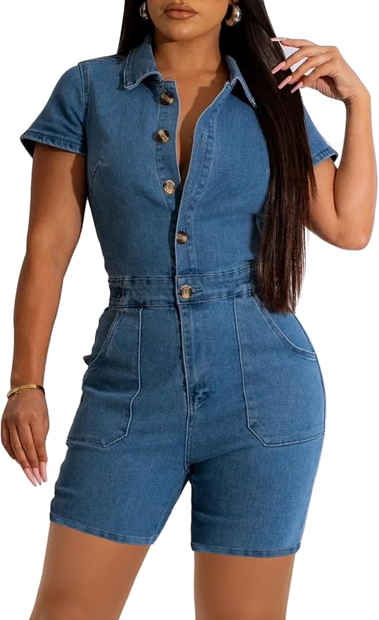 Blue/V Neck