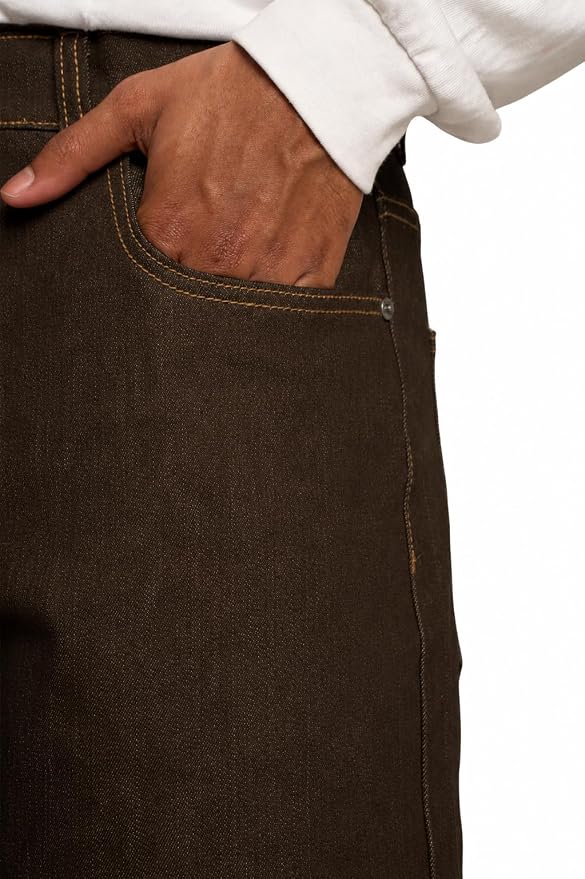 Raw Brown Denim