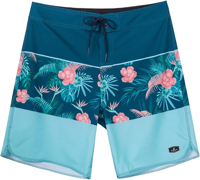 13 Peacock Blue & Tropical Floral