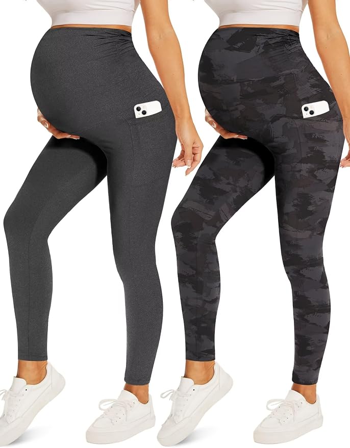 7-heather Grey+black Print