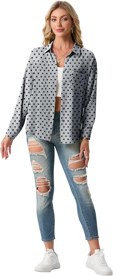 Denim O08 Polka Dot