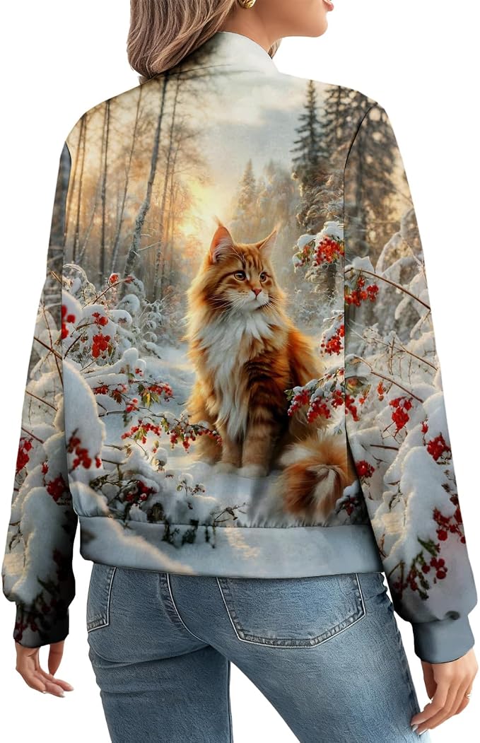 Cat White Gray