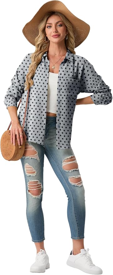 Denim O08 Polka Dot