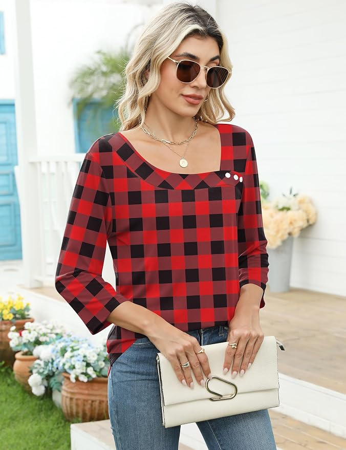 1-z-red Black Plaid