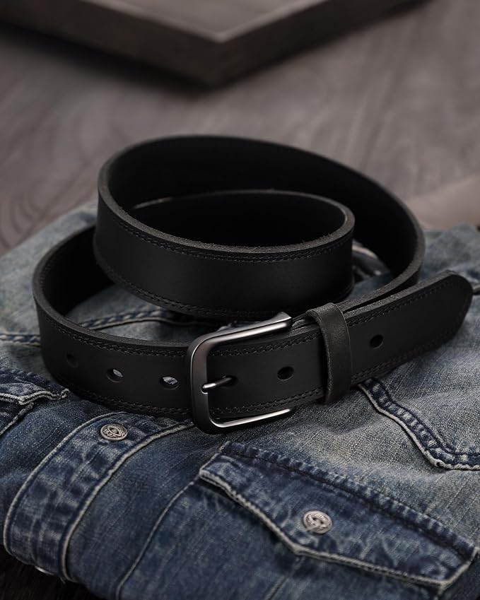 Full Grain Black / Gun