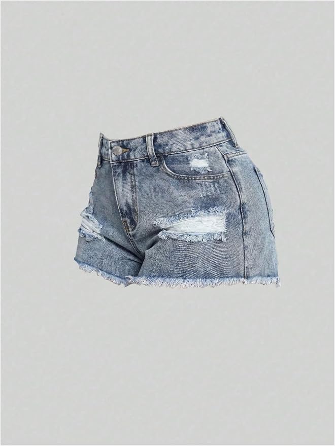 Light Wash Ripped