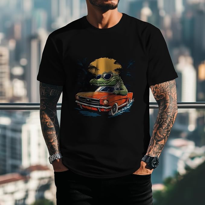 Black Car Crocodile