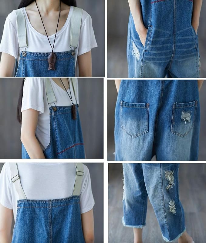 P49 Light Blue Jumpsuits